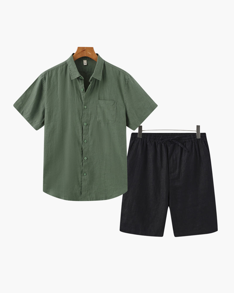 Stivo linnen set (short)