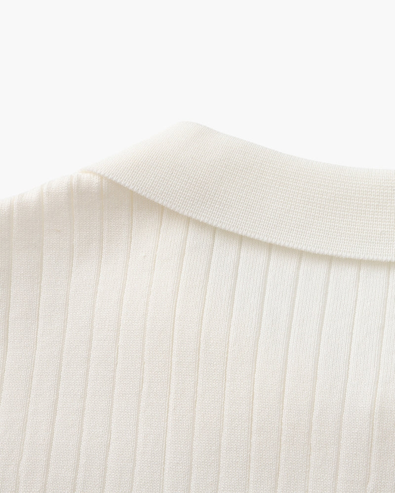 Premium geribd poloshirt
