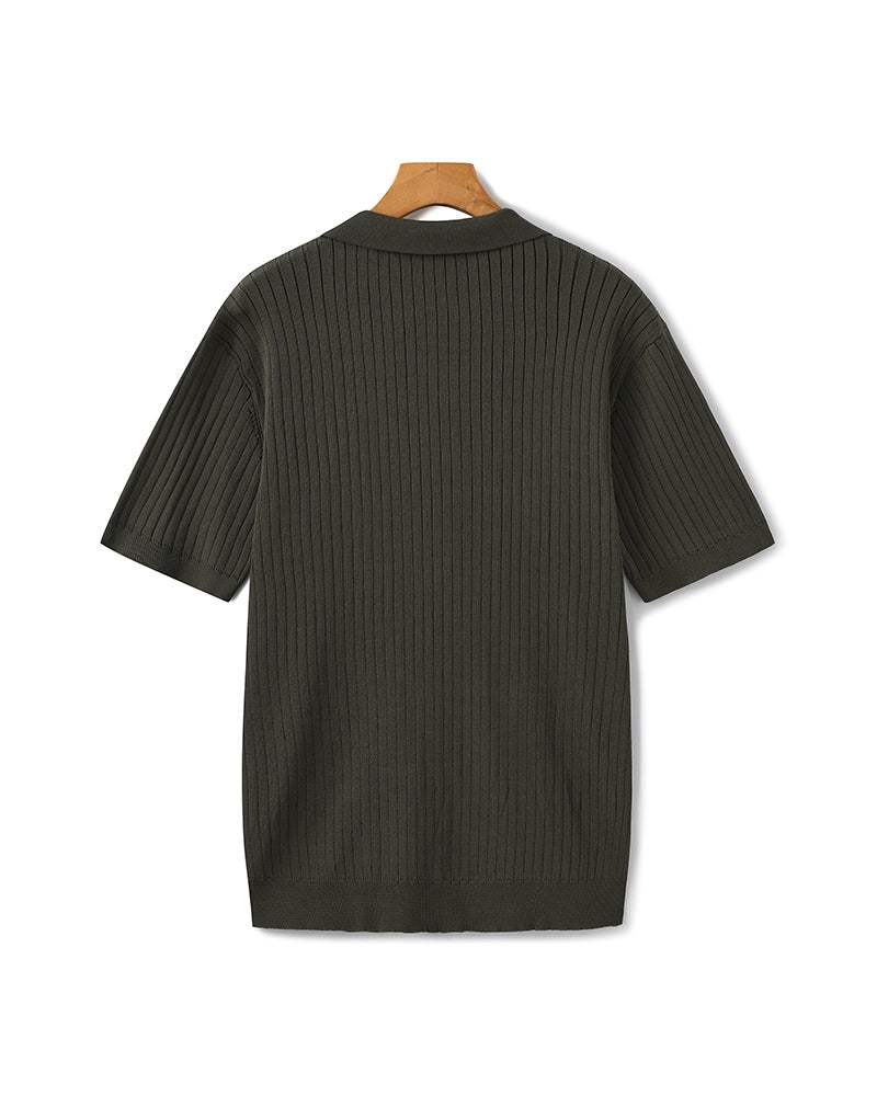 Premium geribd poloshirt