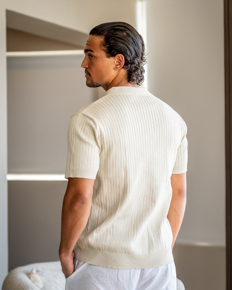 Premium geribd poloshirt