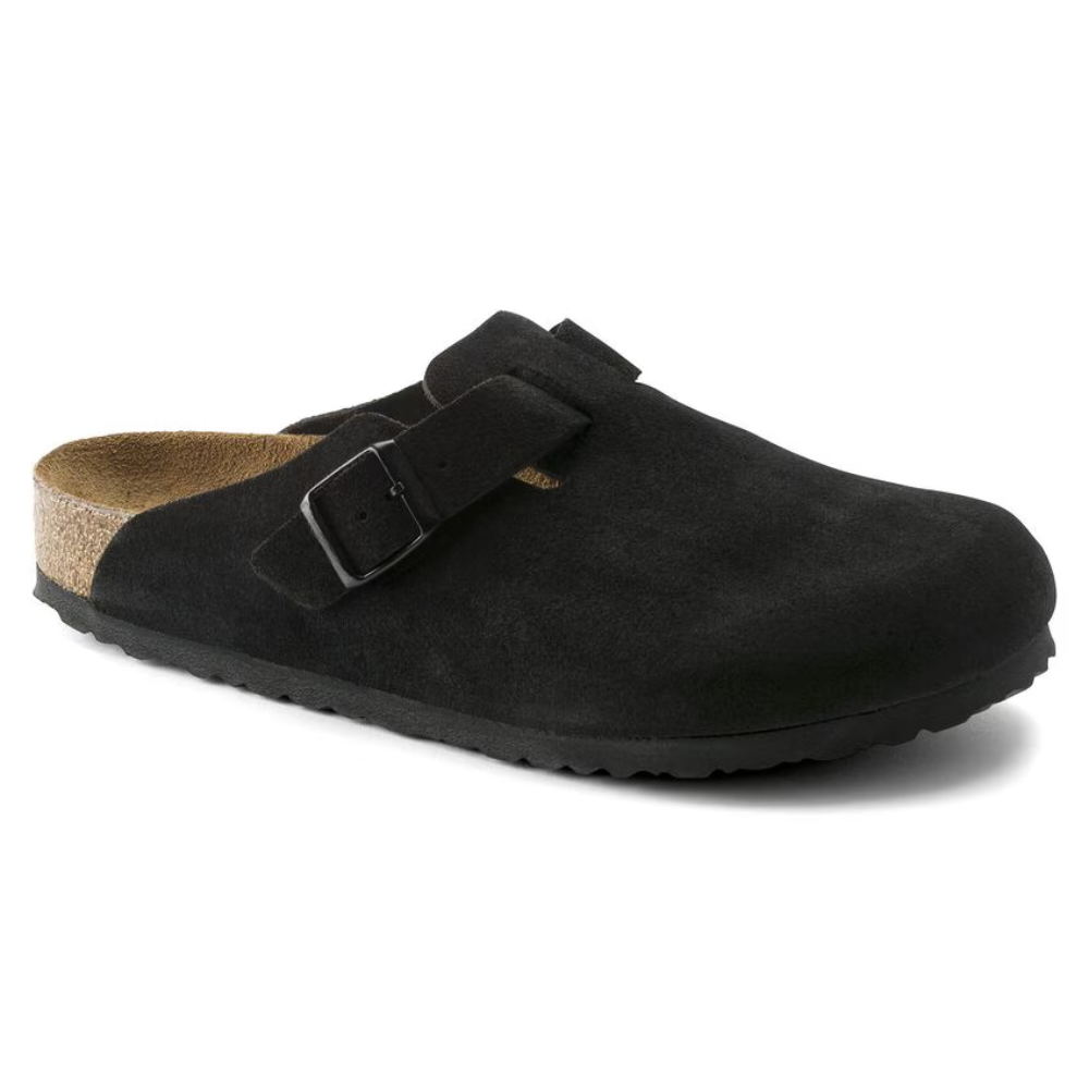 Boston Suede Taupe – Soft Footbed