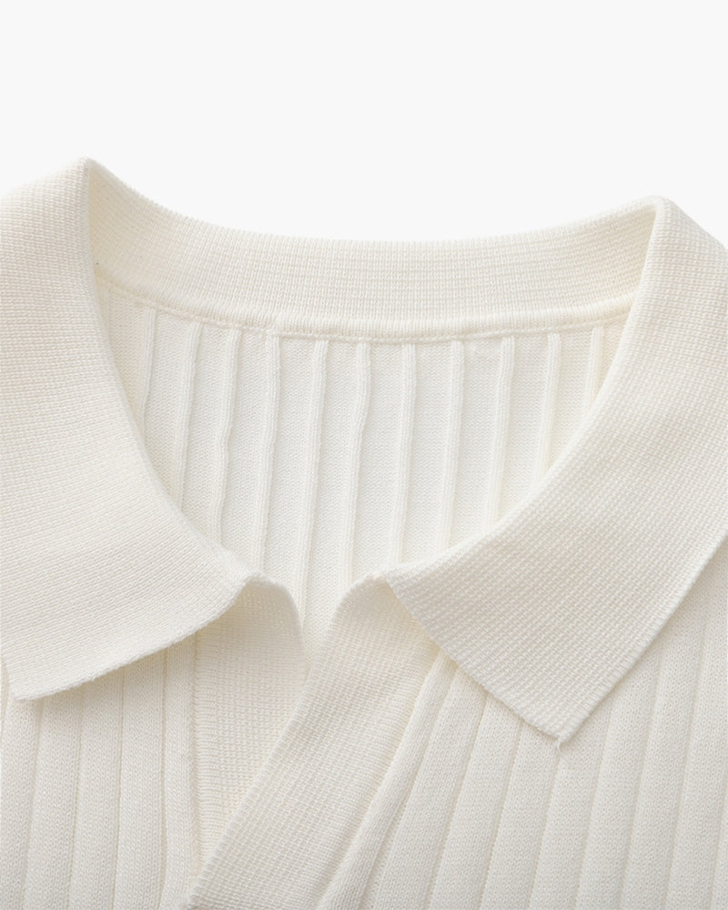 Premium geribd poloshirt