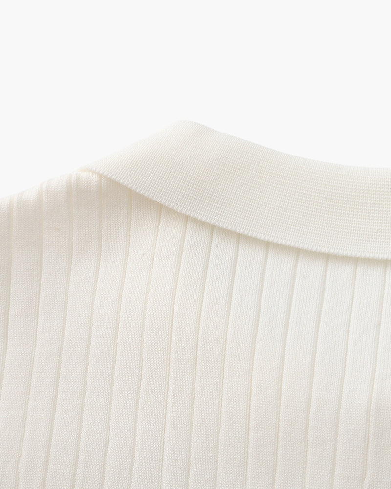 Premium geribd poloshirt