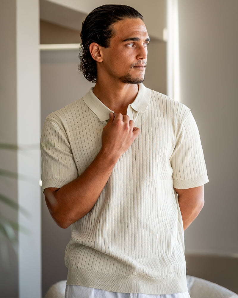 Premium geribd poloshirt