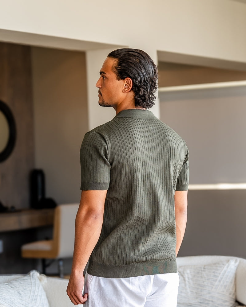 Premium geribd poloshirt