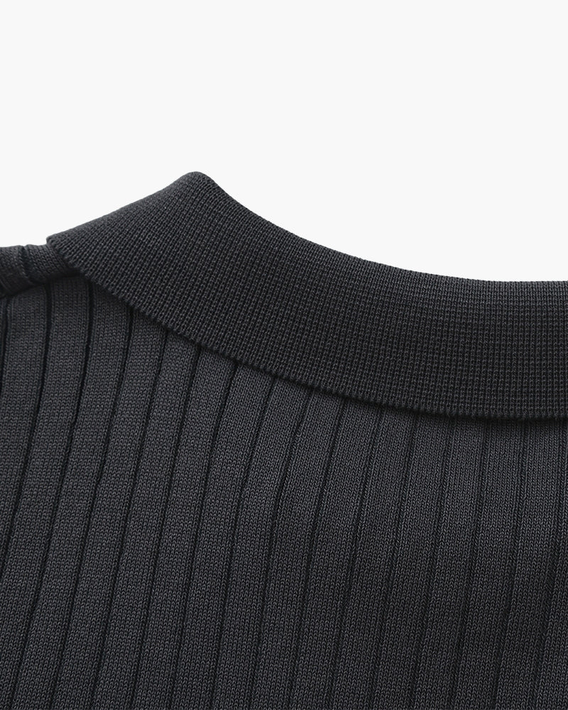 Premium geribd poloshirt