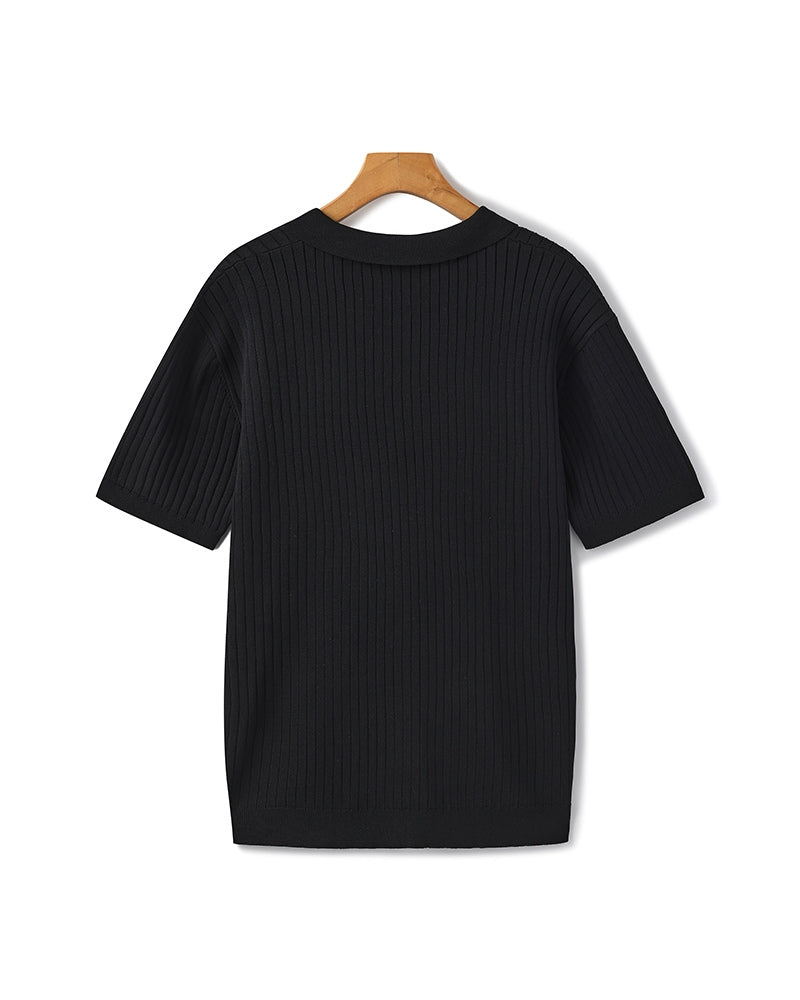 Premium geribd poloshirt