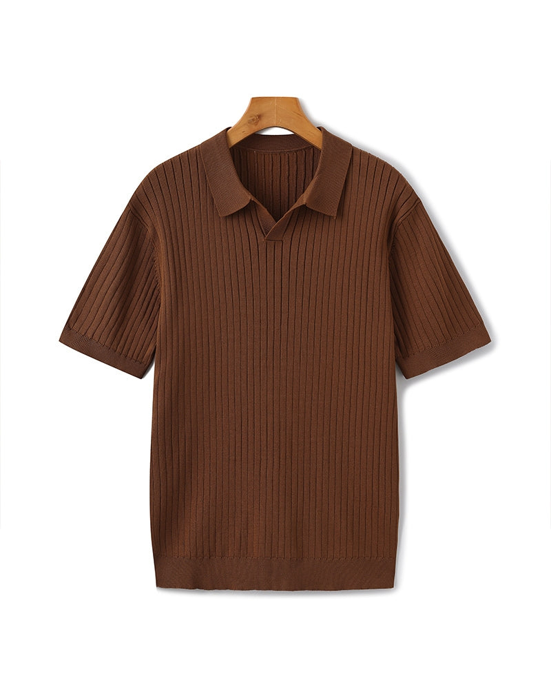 Premium geribd poloshirt