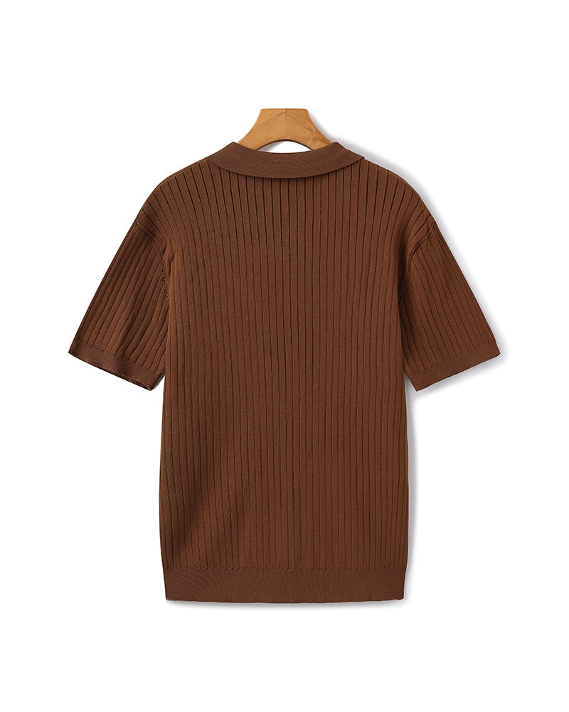 Premium geribd poloshirt
