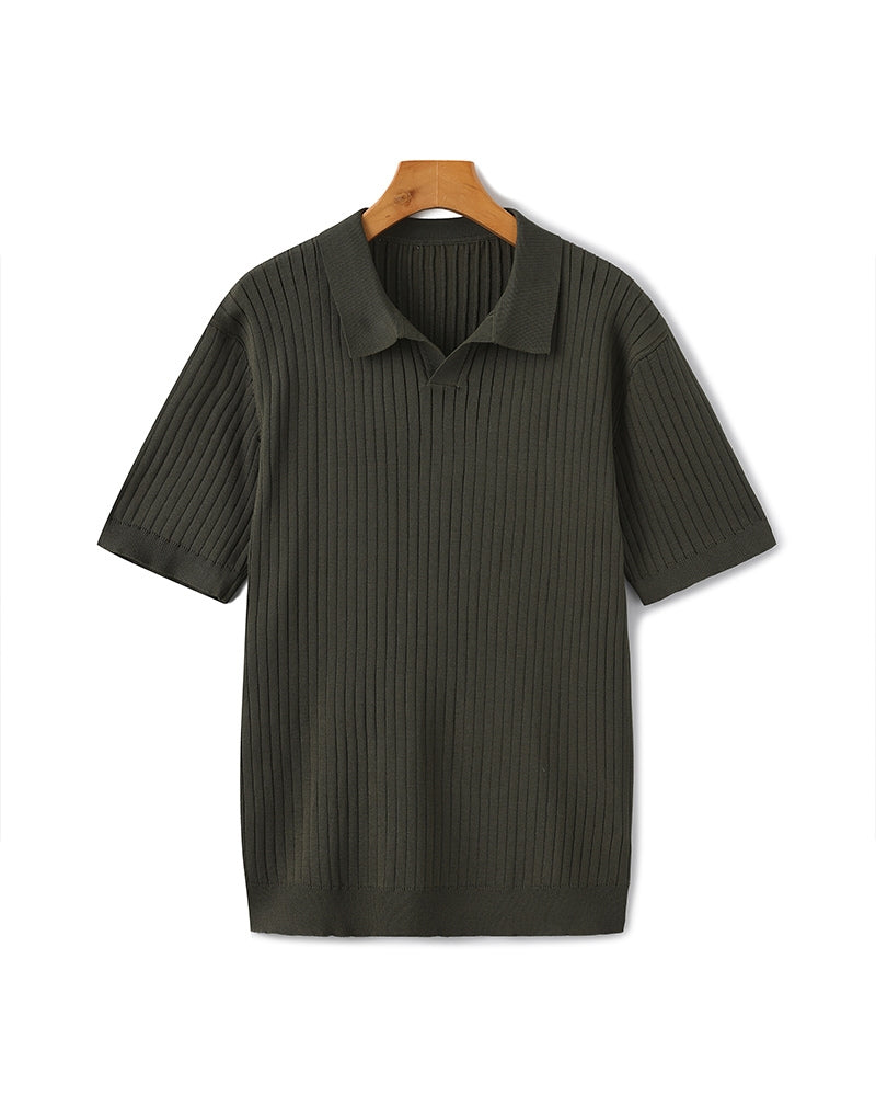 Premium geribd poloshirt